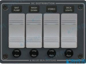 PANEL WATERPROOF 12VDC 4 POS. HORZ.