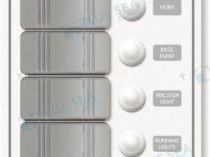 PANEL WATERPROOF 12VDC 6 BREAKER VERT.