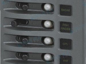 PANEL WD 12VDC CLB 8POS GRAY