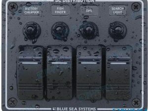 PANEL WP 4 POS. HORIZONTAL BLACK