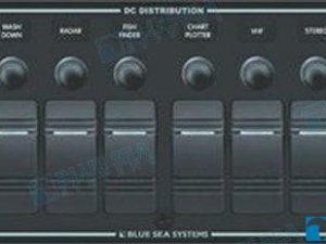 PANEL WP 8 POS. HORIZONTAL BLACK