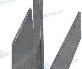 PLATE ANCHOR HOT D. GALV. 2 KG