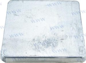 PLATE SQUARE without holes 100*100 H10