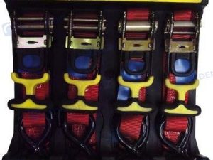 RATCHET TIE 1" - RED - 4,5 M (4)