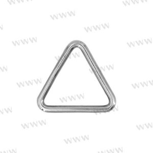 RING TRIANG. SS 8X50MM