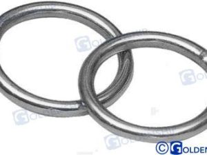 ROUND RING, WELDED 4X25MM (PACK 2)