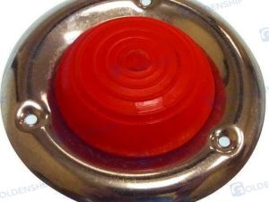 RUBBER CAP WITH S.S. FLANGE RED
