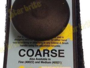 SCRUB PAD COARSE BROWN