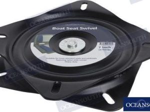 SEAT SWIVEL 7" (175MM) BLACK EDC COATED