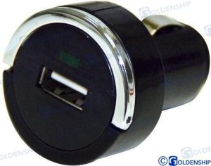 SOCKET 12/24 V 1 USB CHARGER 5V 2.1A