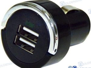 SOCKET 12/24 V 2 USB CHARGER 5V 3.4A