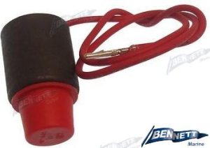 SOLENOID VALVE RED TRIM TAB 12V