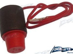 SOLENOID VALVE RED TRIM TAB 12V