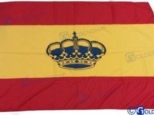 SPAIN FLAG WITH COAT OF ARMS 100*150