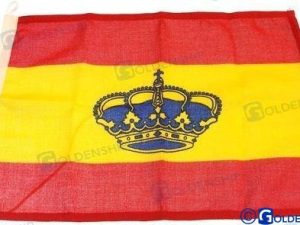 SPAIN FLAG WITH COAT OF ARMS 20*30