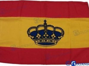 SPAIN FLAG WITH COAT OF ARMS 30*45