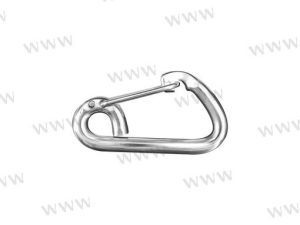 SPRING HOOK  SS 6MM (10)