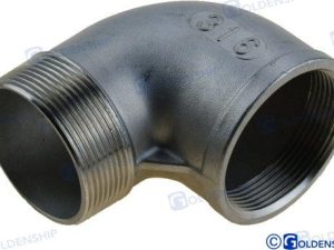 S.S. 90º ELBOW FEM/MALE 3/4"