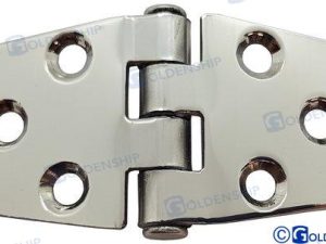 SS. DOOR HINGE 74*37 MM.