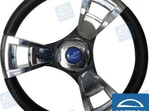 STEERING WHEEL HERMOSA CHROMED - 350 MM