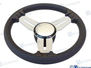 STEERING WHEEL MOD. 015A 350mm BLACK