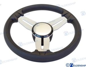 STEERING WHEEL MOD. 015A 350mm BLACK