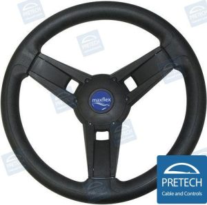 STERRING WHEEL OXNARD BLACK OVERMOLDED -