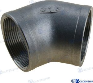 STREET ELBOW BANDED AISI 316   1"