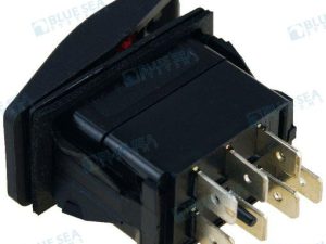 Switch  DPDT On-Off-On Black