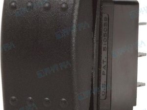 Switch DPDT (On)-Off-(On) Black
