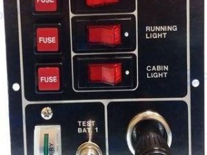 SWITCH PANEL 3-GANG W/TESTER