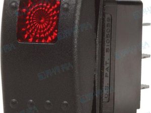 Switch  SPST Off-On Black