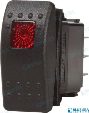 Switch SPST Off-On Black