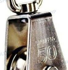 SWIVEL EYE PULLEY, 1 SHEAVE - 8MM (10)