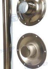 TABLE PEDESTAL COMPLETE S.STEEL