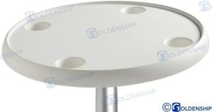 TABLE ROUND WHITE  610 mm
