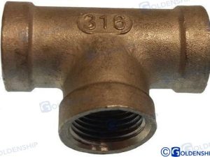 TEE BANDED AISI 316    1"