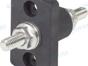 TERMINAL SM. FEED THROUGH 5/16 STUD BLK