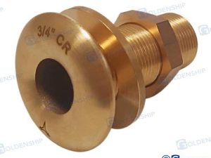 THROUGH HULL 3/4'' BRASS CR