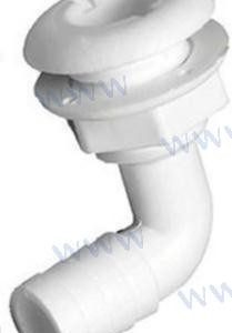 THRU HULL SCUPPER 90º FOR 29 MM. HOSE