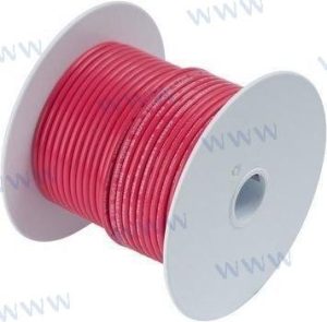 TINNED COPPER WIRE 2AWG (33mm²) Red 100f