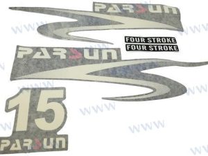 TOP COWLING STICKER FOR 15HP