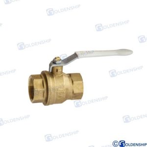 VALVE FULL BORE  1''  F.F. BRASS CR