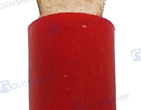 VINYL-INSULATED RING TERM. RED (25)