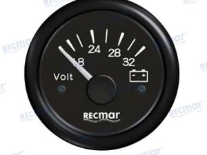 VOLTMETER 8 / 32V BLACK