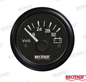 VOLTMETER 8 / 32V BLACK