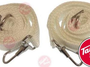 WHITE ADJ STRAP 6FT  (PACK 2)