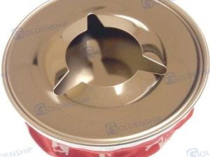 WINDPROOF ASHTRAY RED SS304